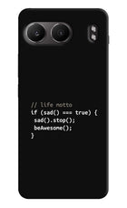 Life Motto Code OnePlus Nord 4 Hard Case Back Cover by Casekaro