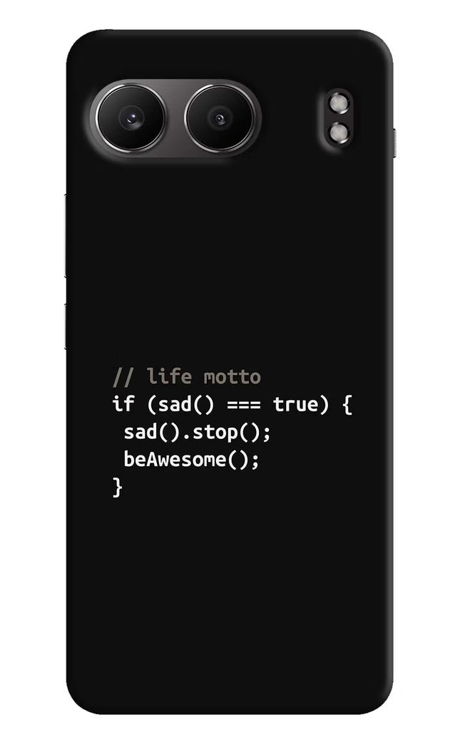 Life Motto Code OnePlus Nord 4 Hard Case Back Cover by Casekaro