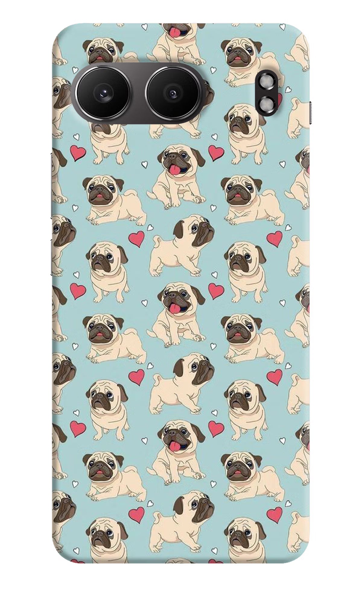 Pug Dog OnePlus Nord 4 Hard Case Back Cover by Casekaro