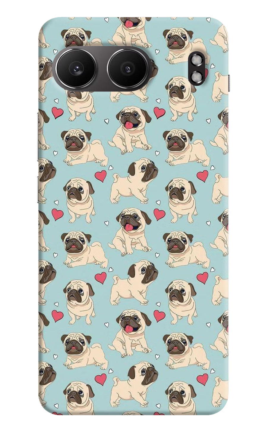 Pug Dog OnePlus Nord 4 Back Cover, Hard case