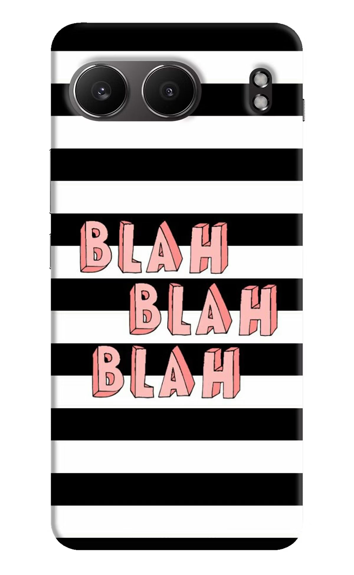Blah Blah Blah OnePlus Nord 4 Hard Case Back Cover by Casekaro