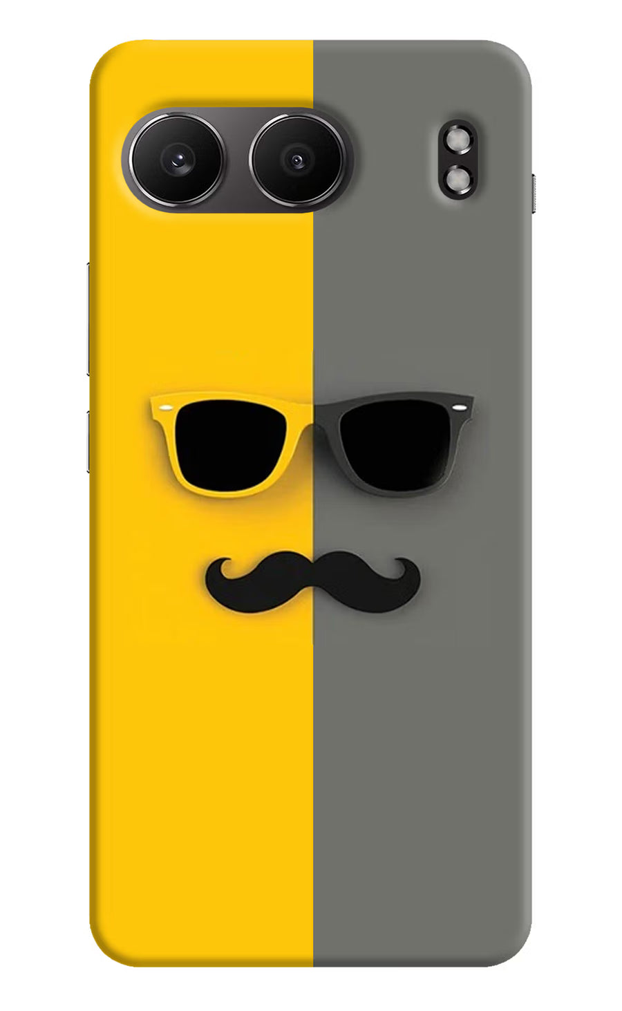 Sunglasses with Mustache OnePlus Nord 4 Back Cover, Hard case