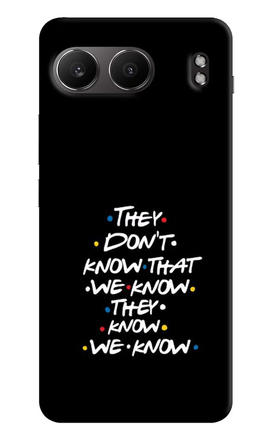 FRIENDS Dialogue OnePlus Nord 4 Hard Case Back Cover by Casekaro