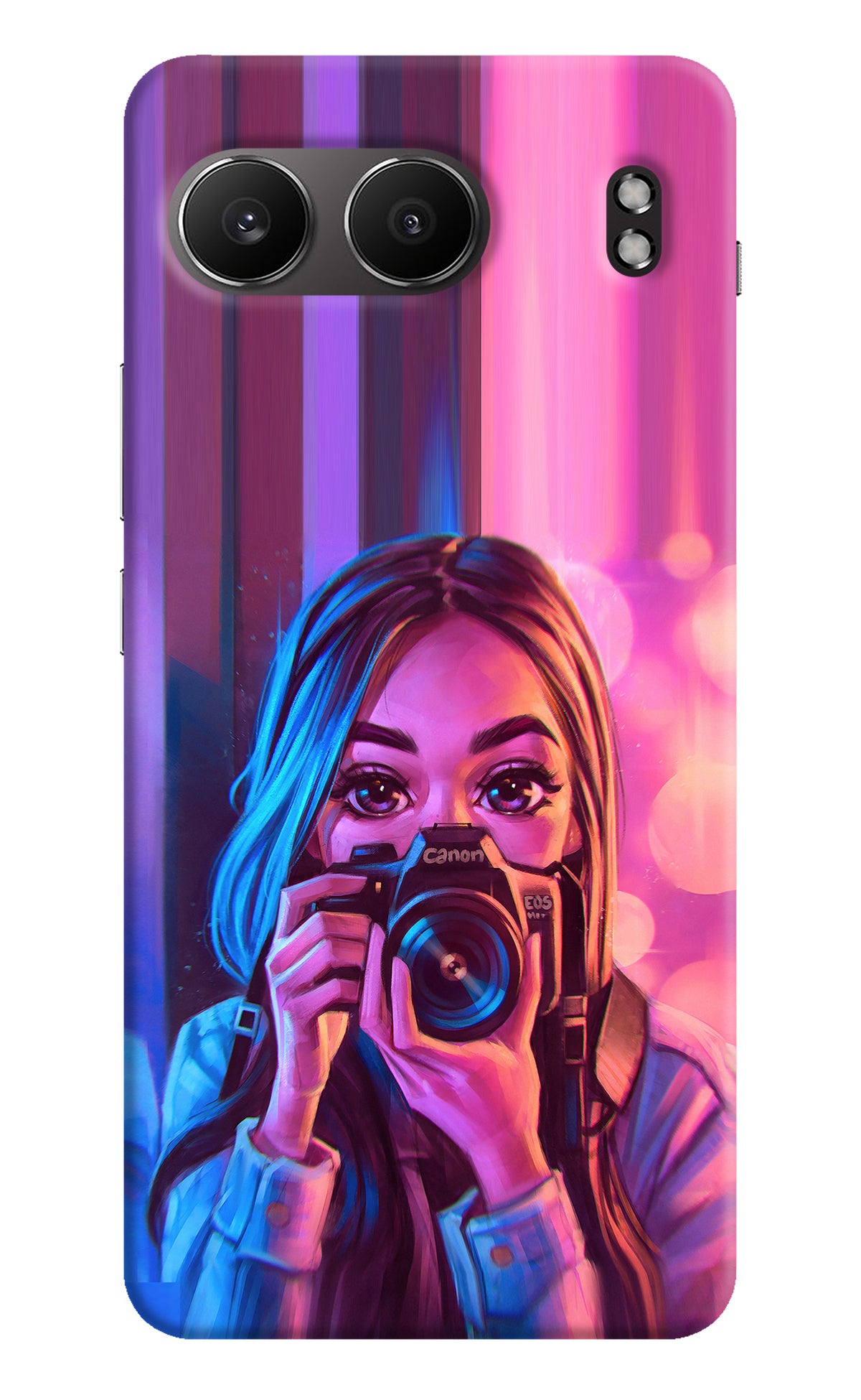 Girl Photographer OnePlus Nord 4 Back Cover