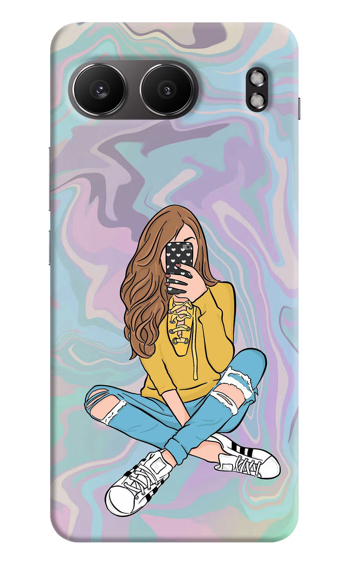 Selfie Girl OnePlus Nord 4 Hard Case Back Cover by Casekaro
