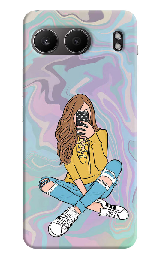 Selfie Girl OnePlus Nord 4 Hard Case Back Cover by Casekaro