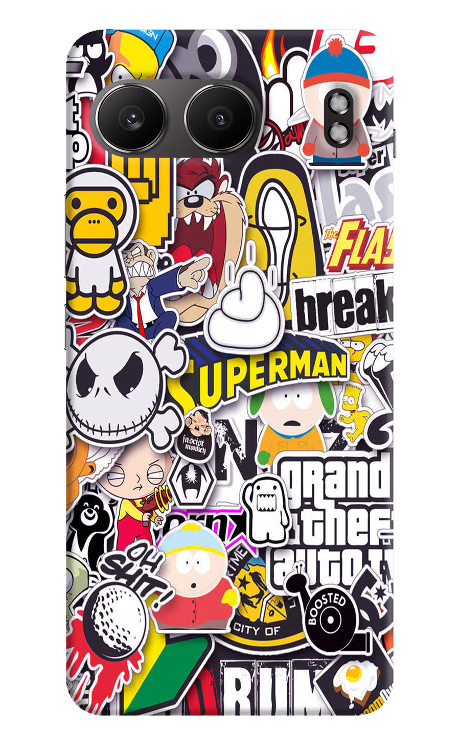 Sticker Bomb OnePlus Nord 4 Back Cover, Hard case
