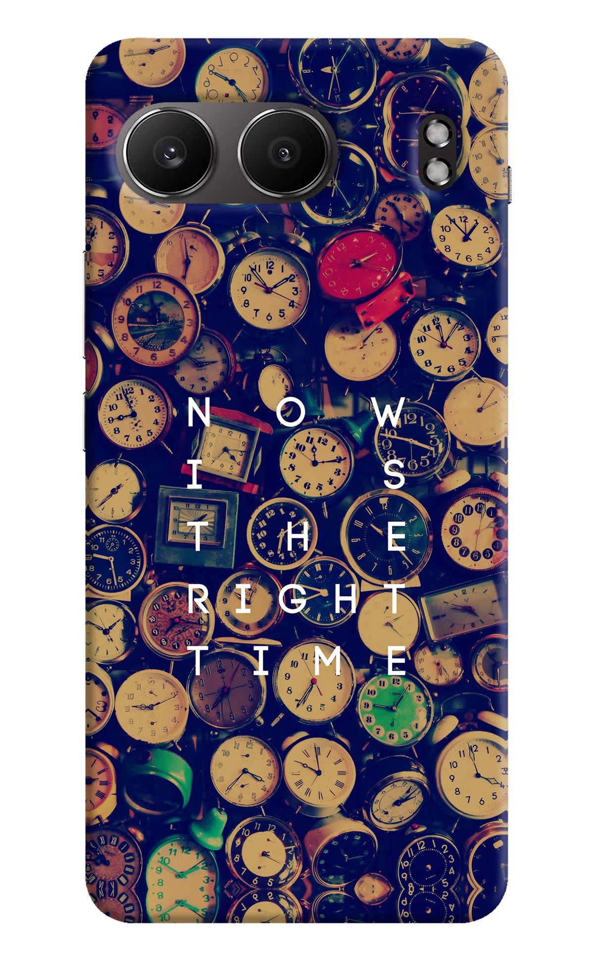 Now is the Right Time Quote OnePlus Nord 4 Hard Case Back Cover by Casekaro
