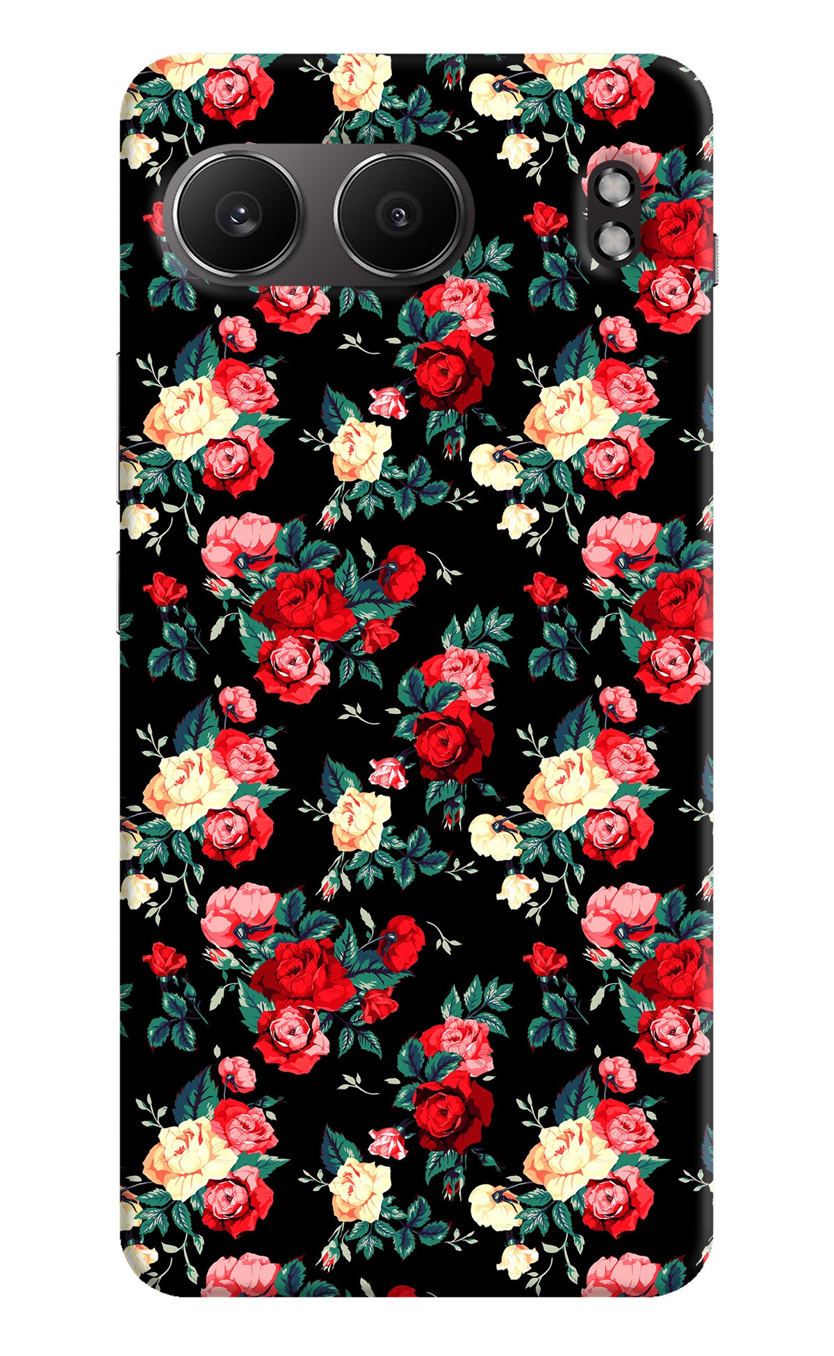 Rose Pattern OnePlus Nord 4 Back Cover