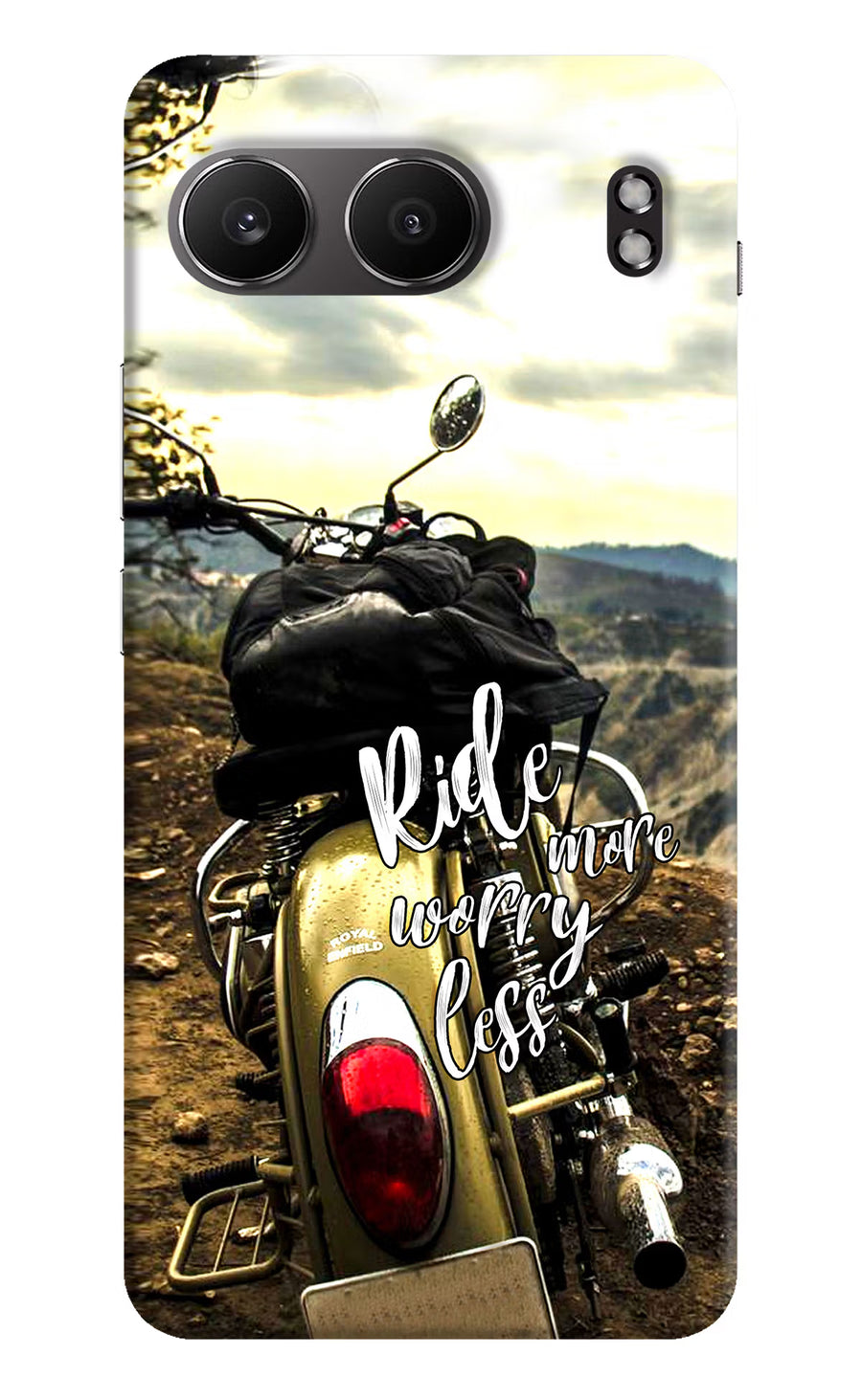 Ride More Worry Less OnePlus Nord 4 Back Cover, Hard case