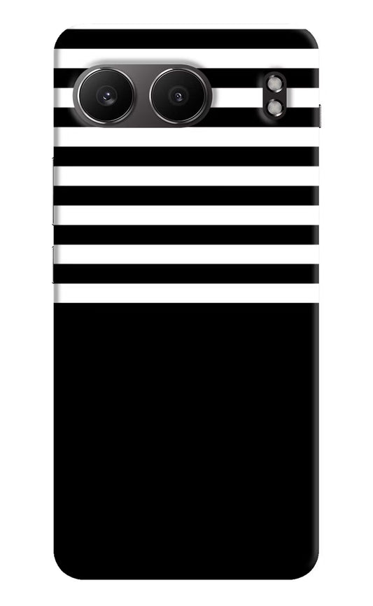 Black and White Print OnePlus Nord 4 Hard Case Back Cover by Casekaro