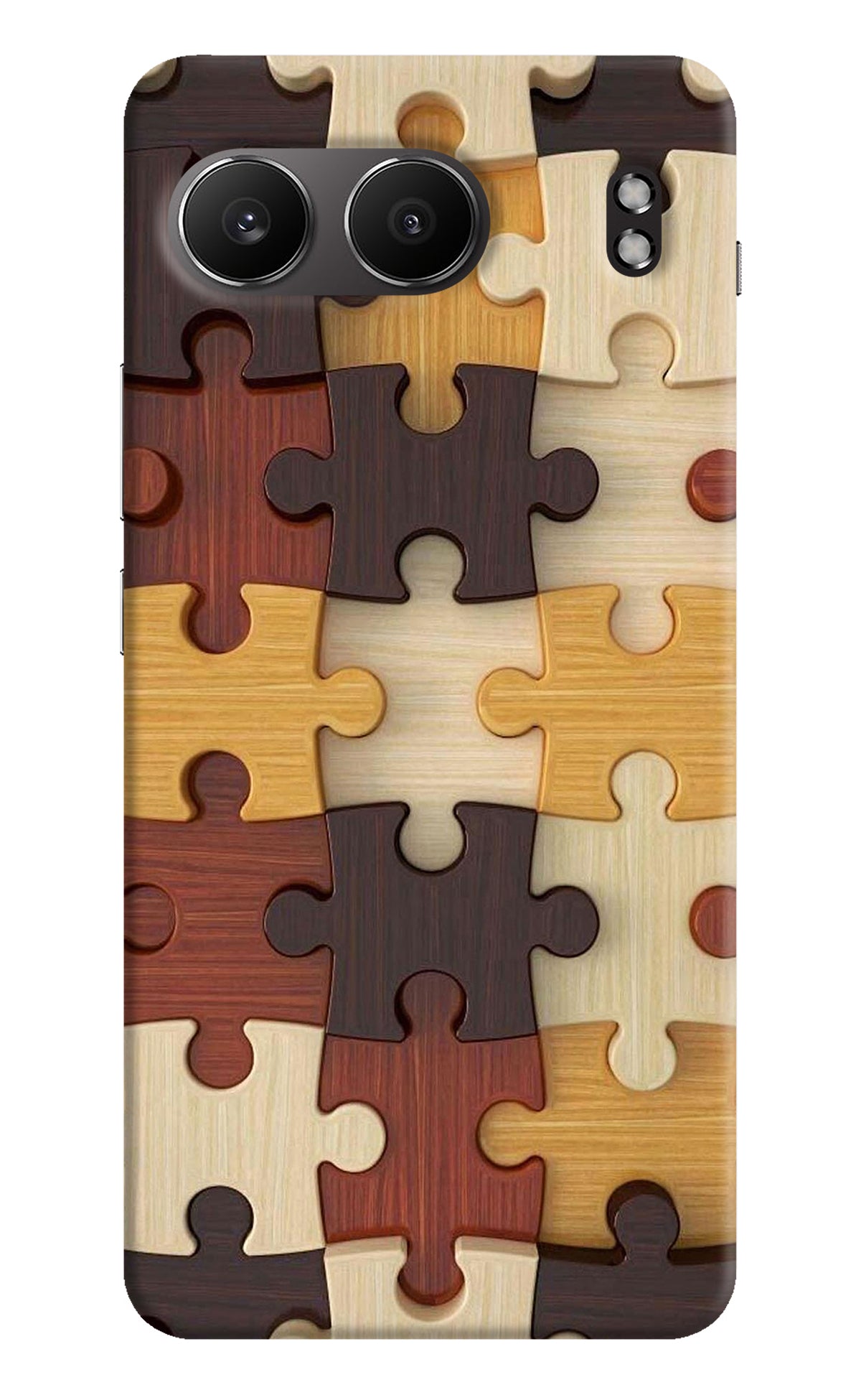 Wooden Puzzle OnePlus Nord 4 Back Cover