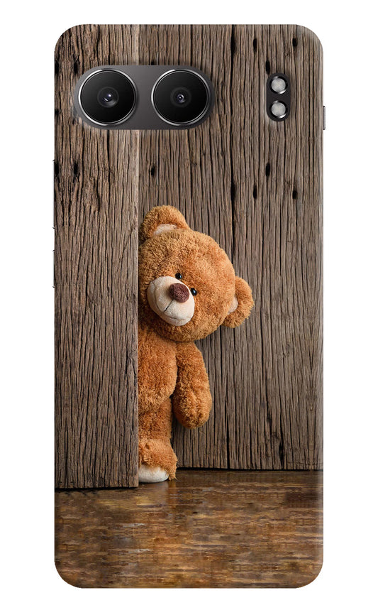 Teddy Wooden OnePlus Nord 4 Hard Case Back Cover by Casekaro