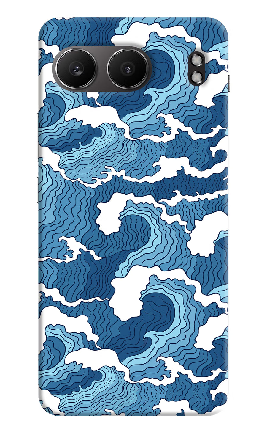 Blue Waves OnePlus Nord 4 Back Cover, Hard case