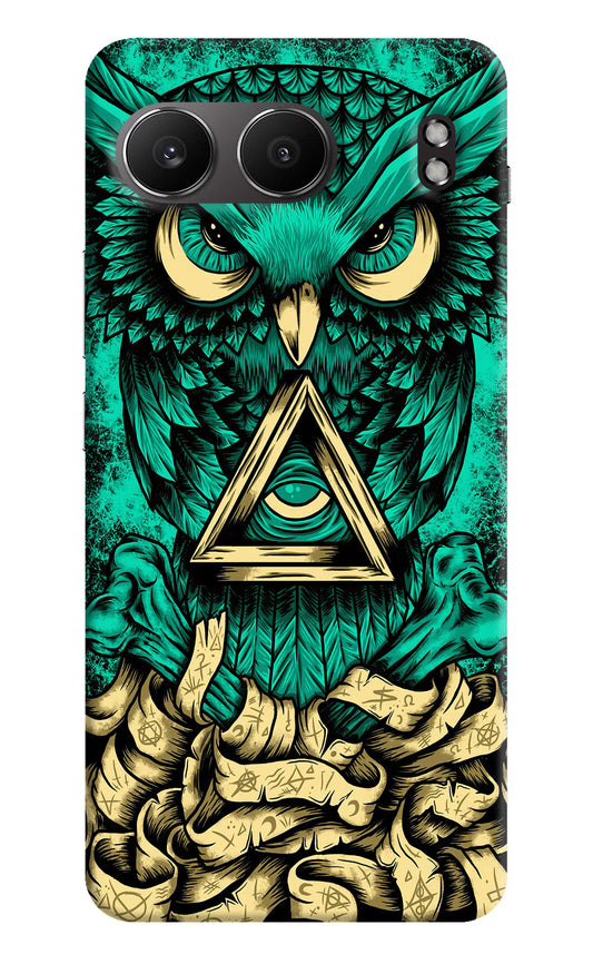 Green Owl OnePlus Nord 4 Hard Case Back Cover by Casekaro
