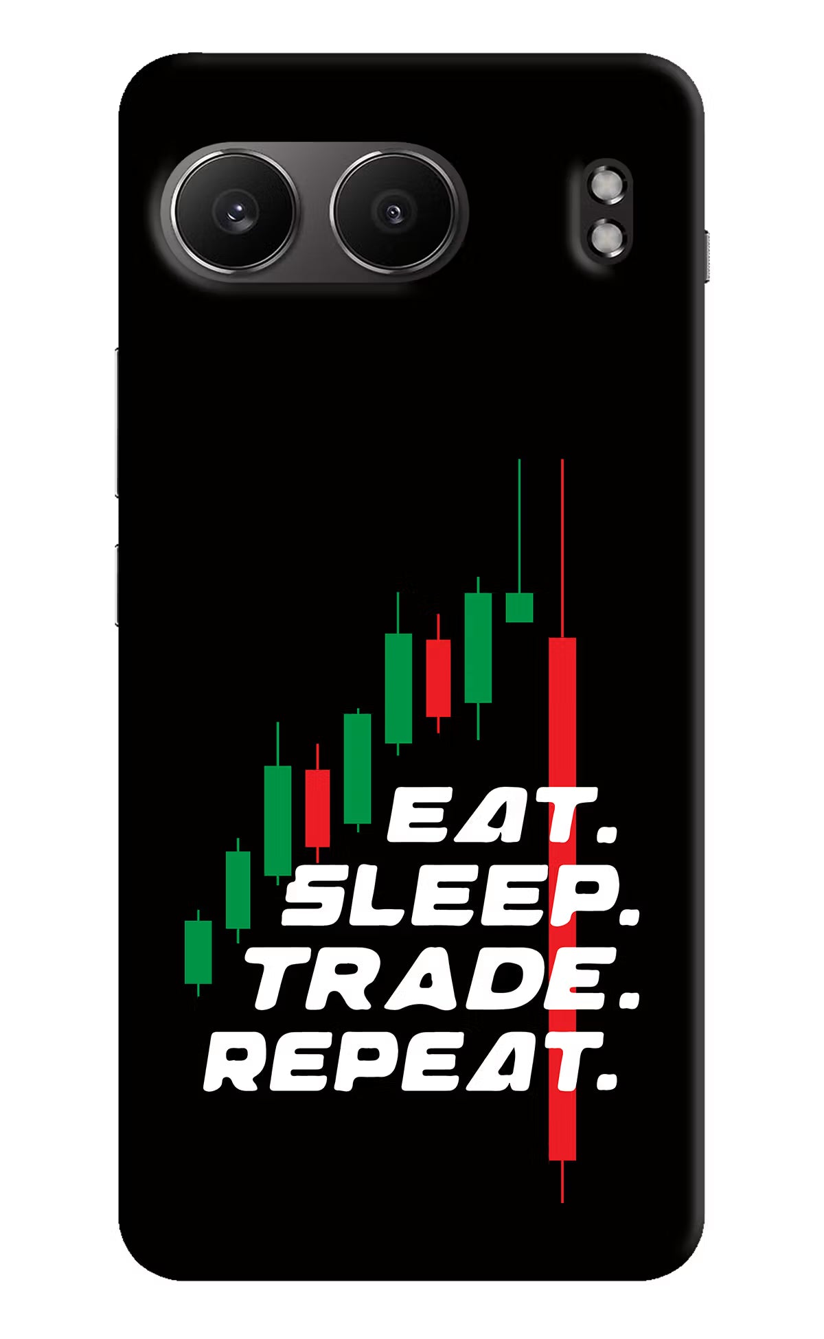 Eat Sleep Trade Repeat OnePlus Nord 4 Hard Case Back Cover by Casekaro