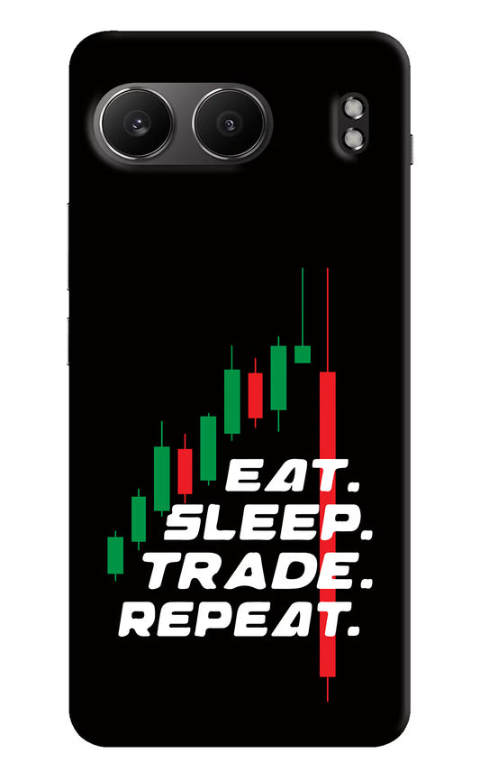 Eat Sleep Trade Repeat OnePlus Nord 4 Hard Case Back Cover by Casekaro