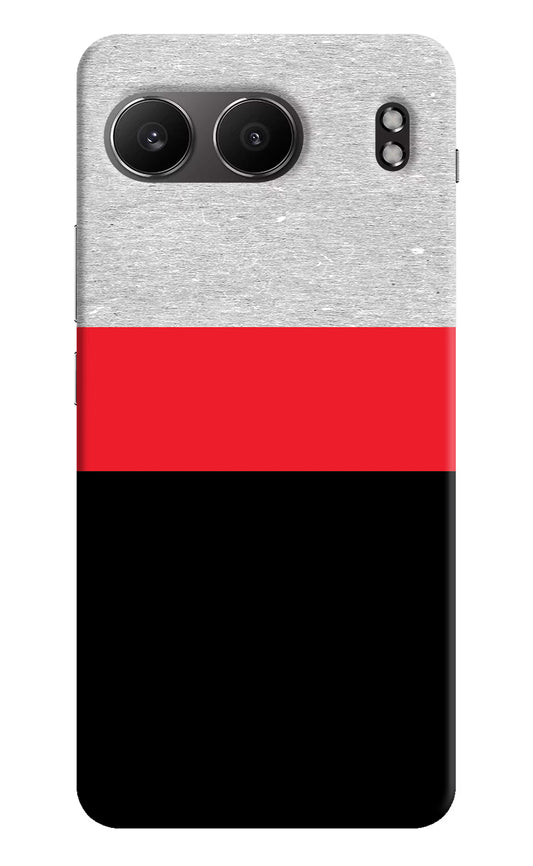 Tri Color Pattern OnePlus Nord 4 Hard Case Back Cover by Casekaro