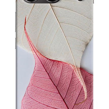 White Pink Leaf OnePlus Nord 4 Hard Case Back Cover by Casekaro