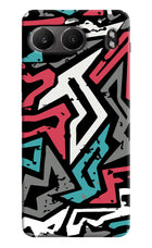 Geometric Graffiti OnePlus Nord 4 Hard Case Back Cover by Casekaro