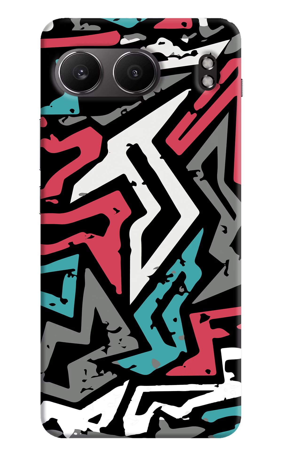 Geometric Graffiti OnePlus Nord 4 Hard Case Back Cover by Casekaro