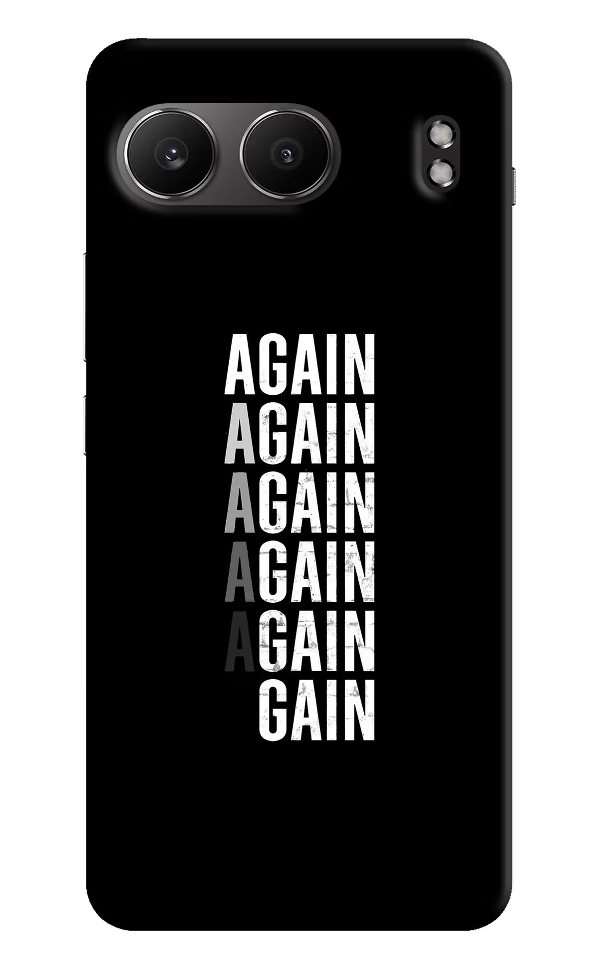 Again Again Gain OnePlus Nord 4 Hard Case Back Cover by Casekaro