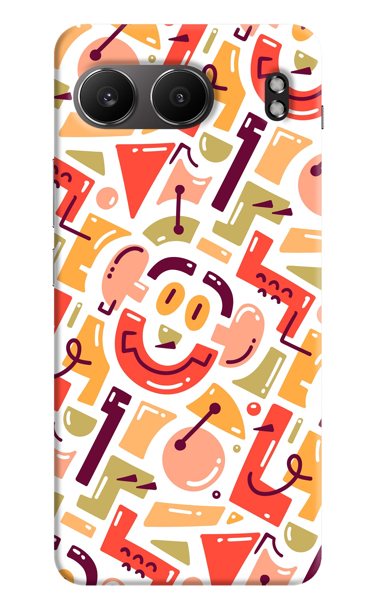 Doodle Pattern OnePlus Nord 4 Back Cover