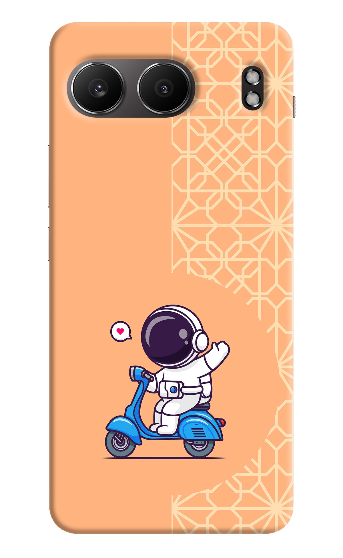 Cute Astronaut Riding OnePlus Nord 4 Back Cover