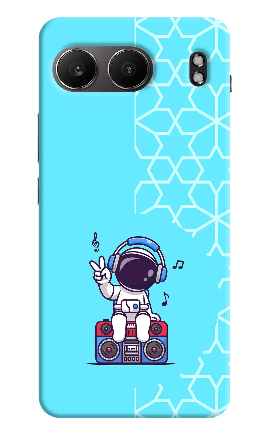 Cute Astronaut Chilling OnePlus Nord 4 Back Cover, Hard case