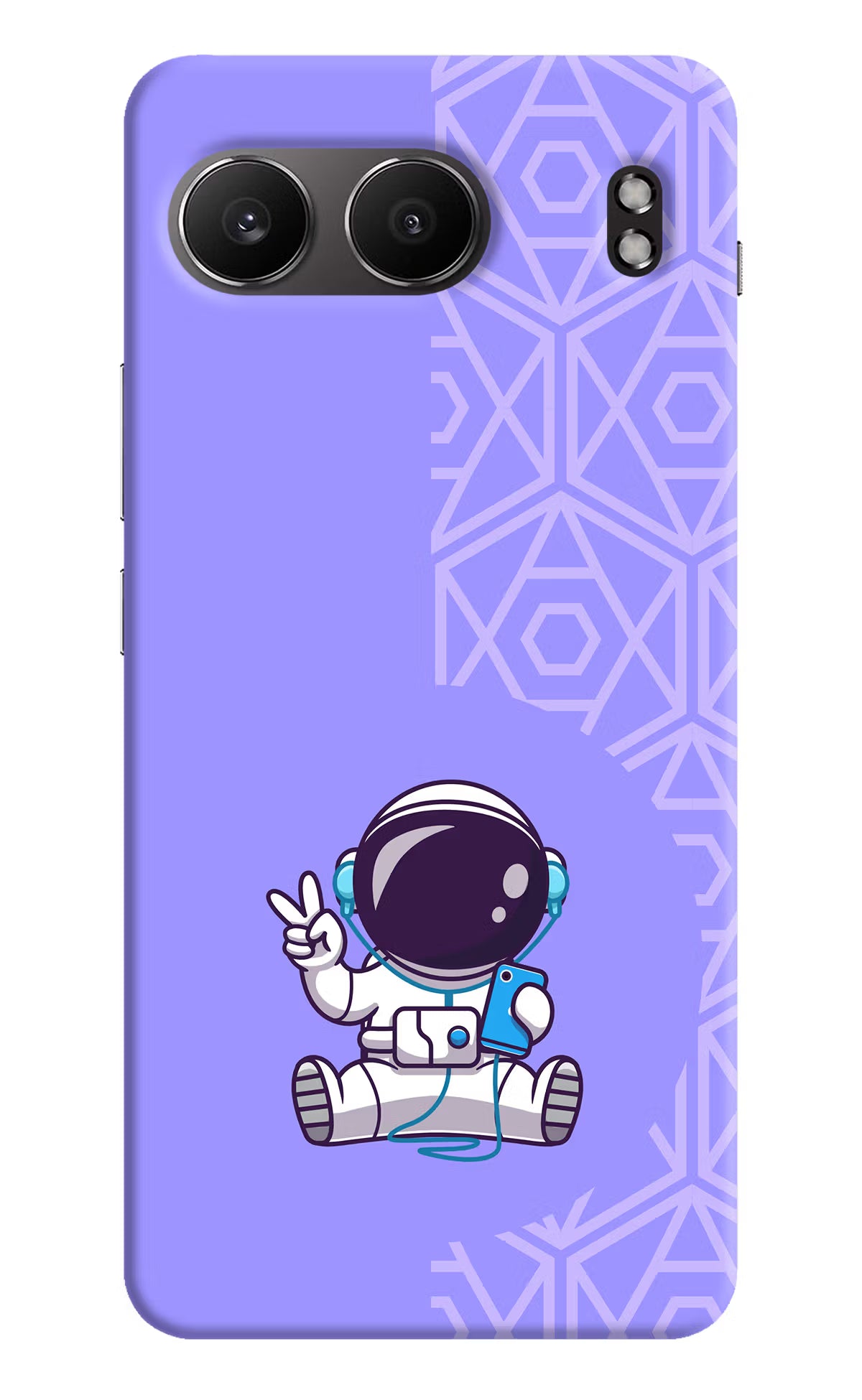 Cute Astronaut Chilling OnePlus Nord 4 Hard Case Back Cover by Casekaro