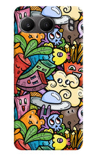 Veggie Doodle OnePlus Nord 4 Hard Case Back Cover by Casekaro