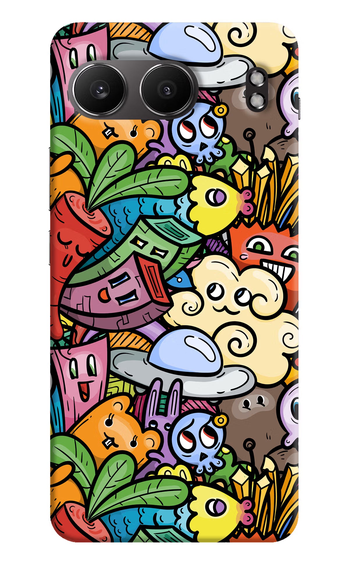 Veggie Doodle OnePlus Nord 4 Hard Case Back Cover by Casekaro