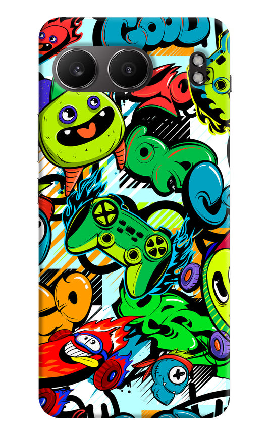 Game Doodle OnePlus Nord 4 Hard Case Back Cover by Casekaro