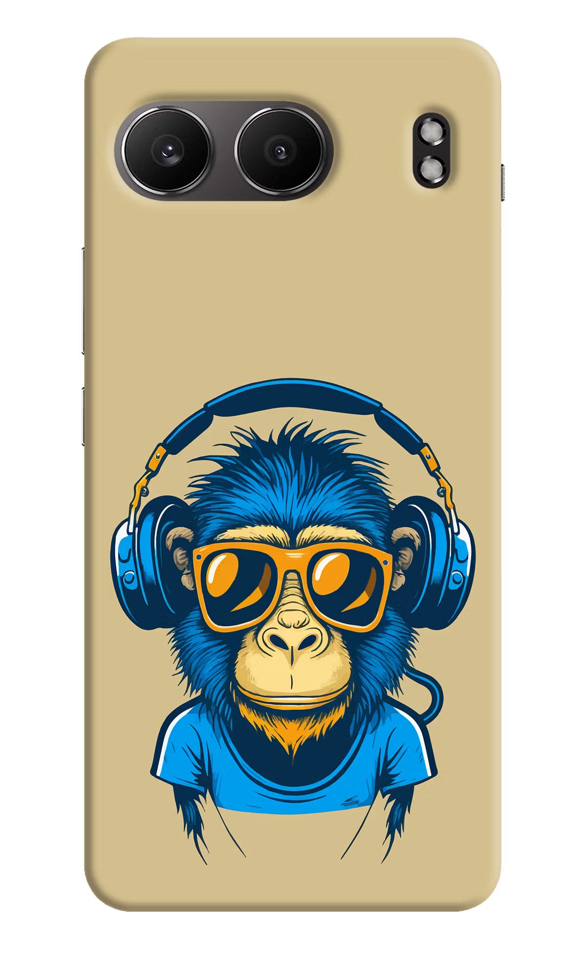 Monkey Headphone OnePlus Nord 4 Hard Case Back Cover by Casekaro