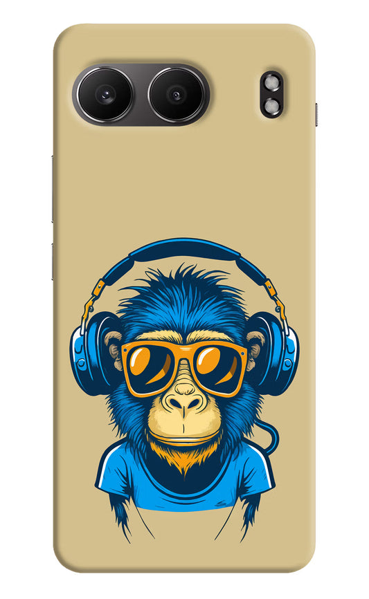 Monkey Headphone OnePlus Nord 4 Hard Case Back Cover by Casekaro