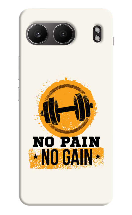 No Pain No Gain OnePlus Nord 4 Hard Case Back Cover by Casekaro