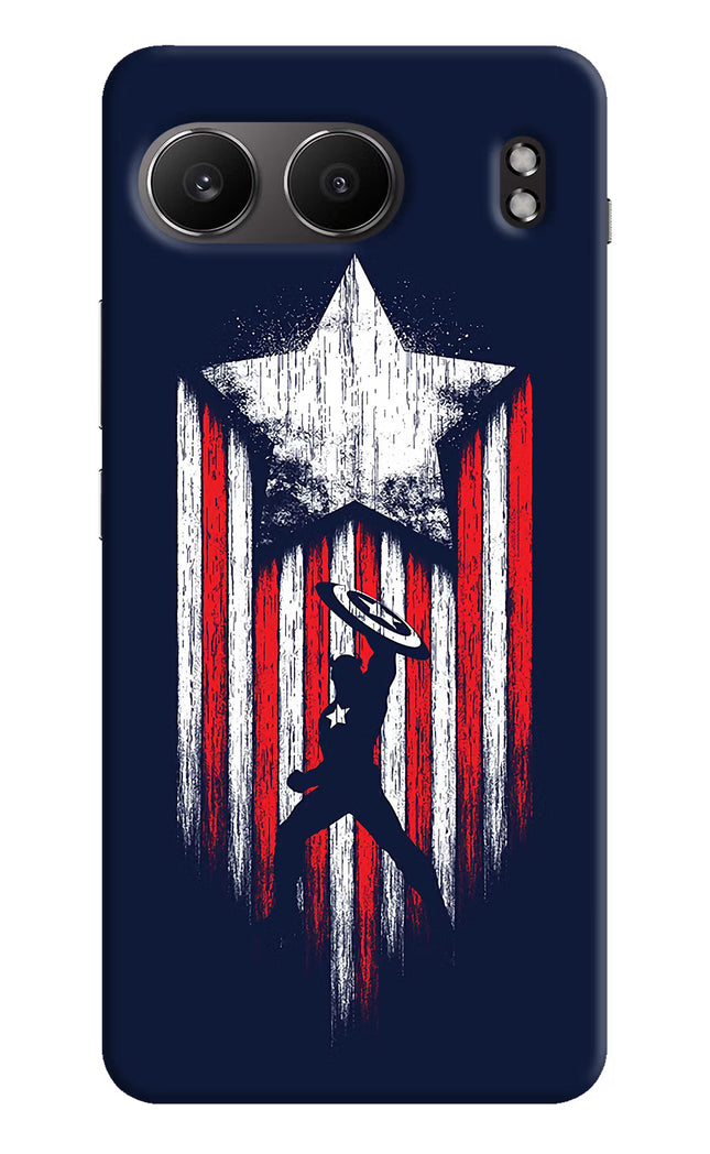 Captain America Marvel Art OnePlus Nord 4 Hard Case Back Cover by Casekaro
