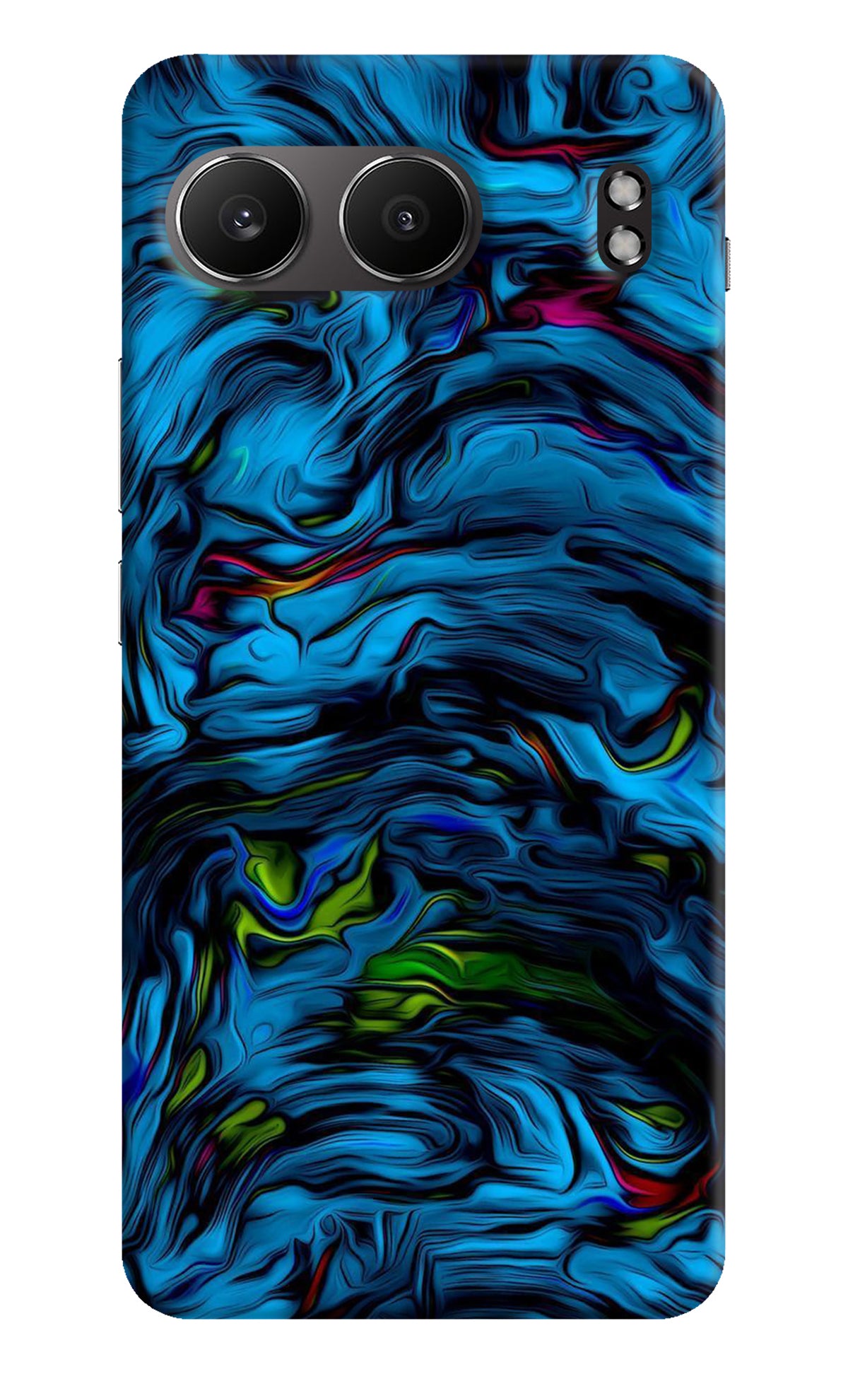 Dark Blue Abstract OnePlus Nord 4 Back Cover