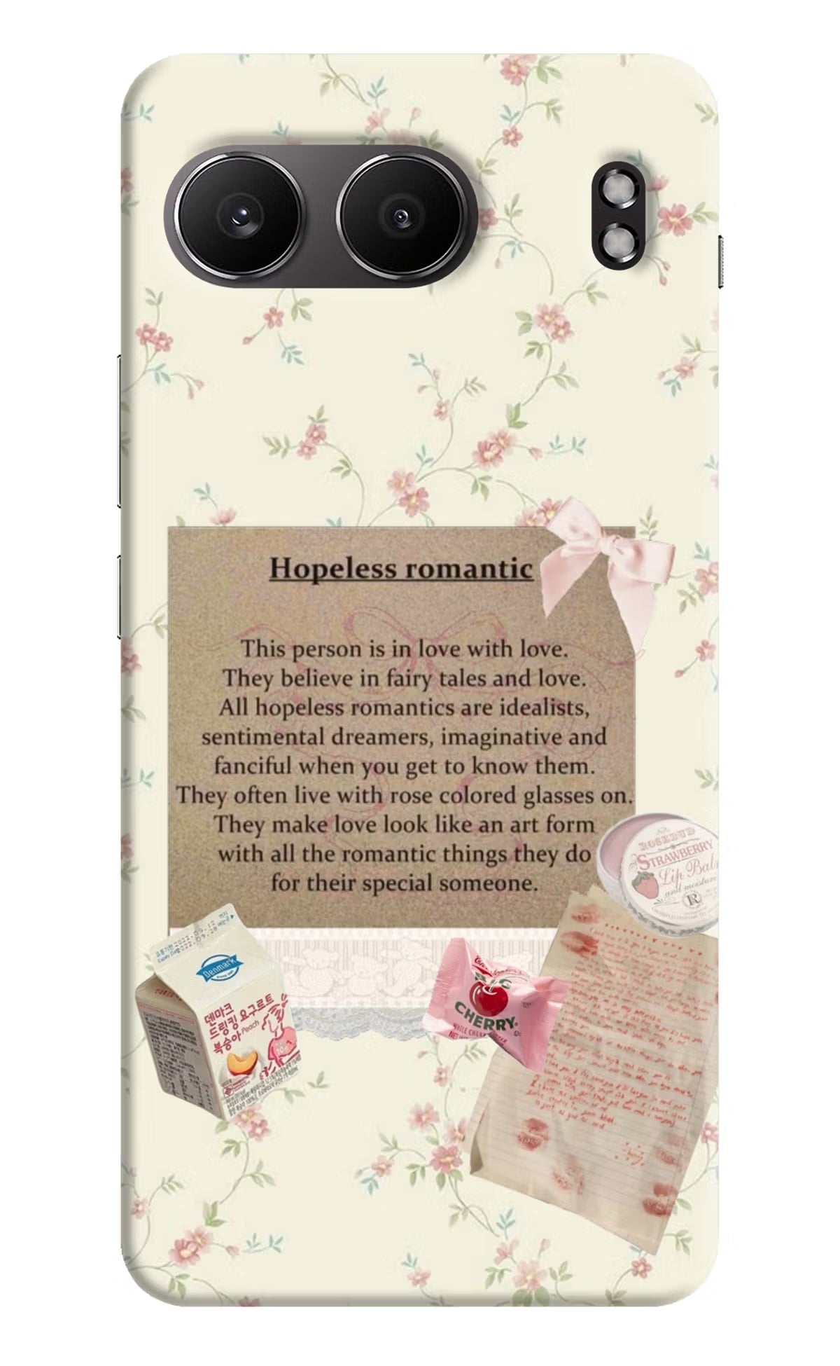 Hopeless Romantic OnePlus Nord 4 Hard Case Back Cover by Casekaro