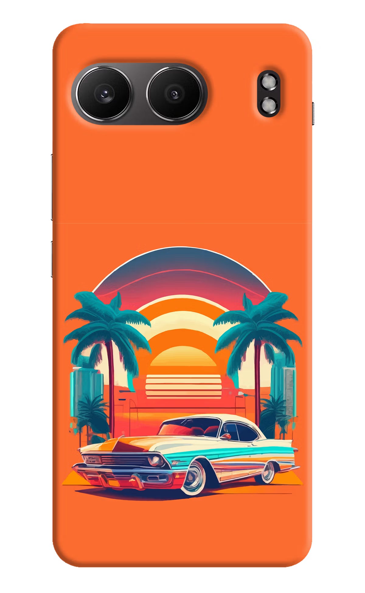 Palm Drive 80s OnePlus Nord 4 Hard Case Back Cover by Casekaro