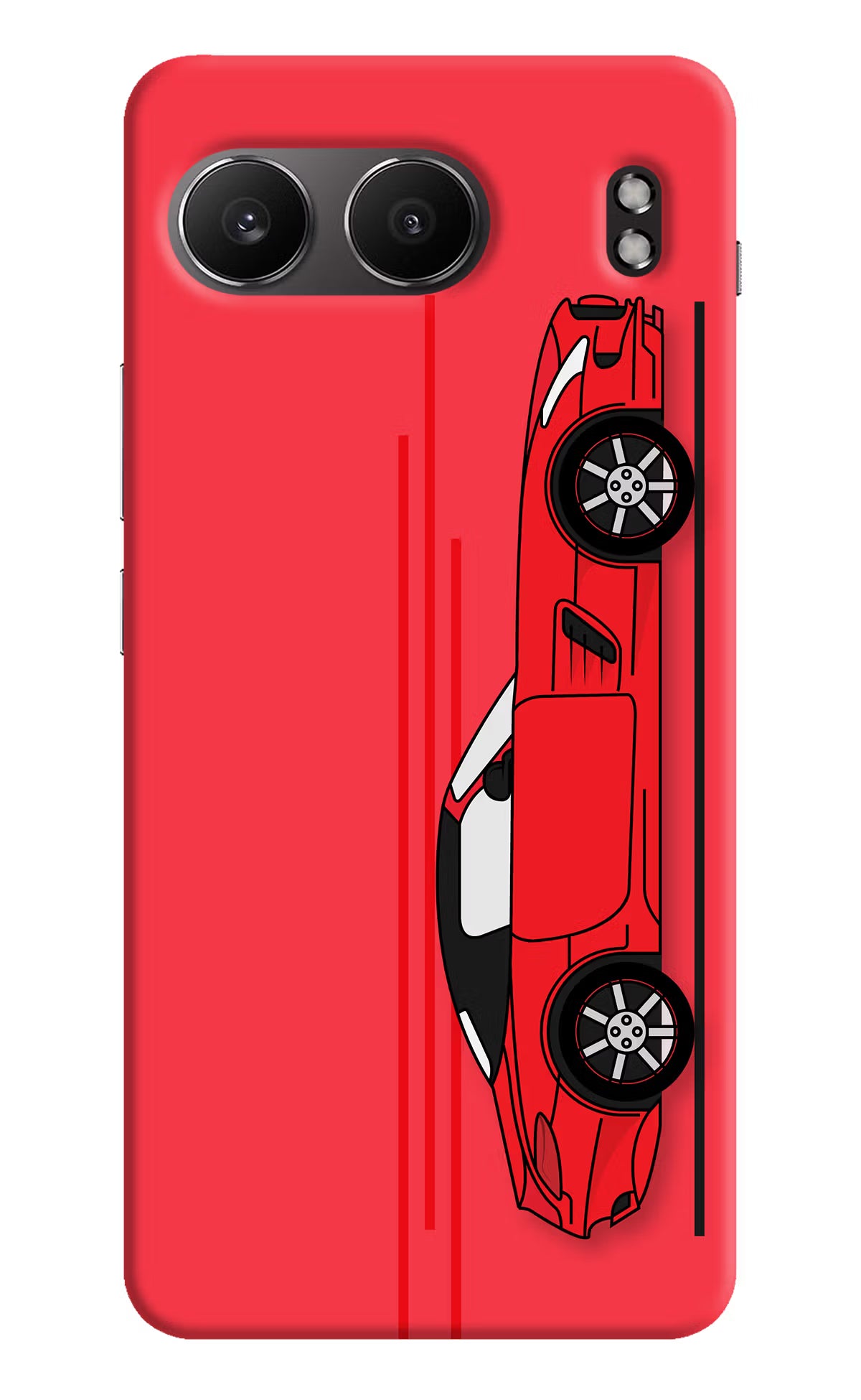 Red Velocity OnePlus Nord 4 Hard Case Back Cover by Casekaro