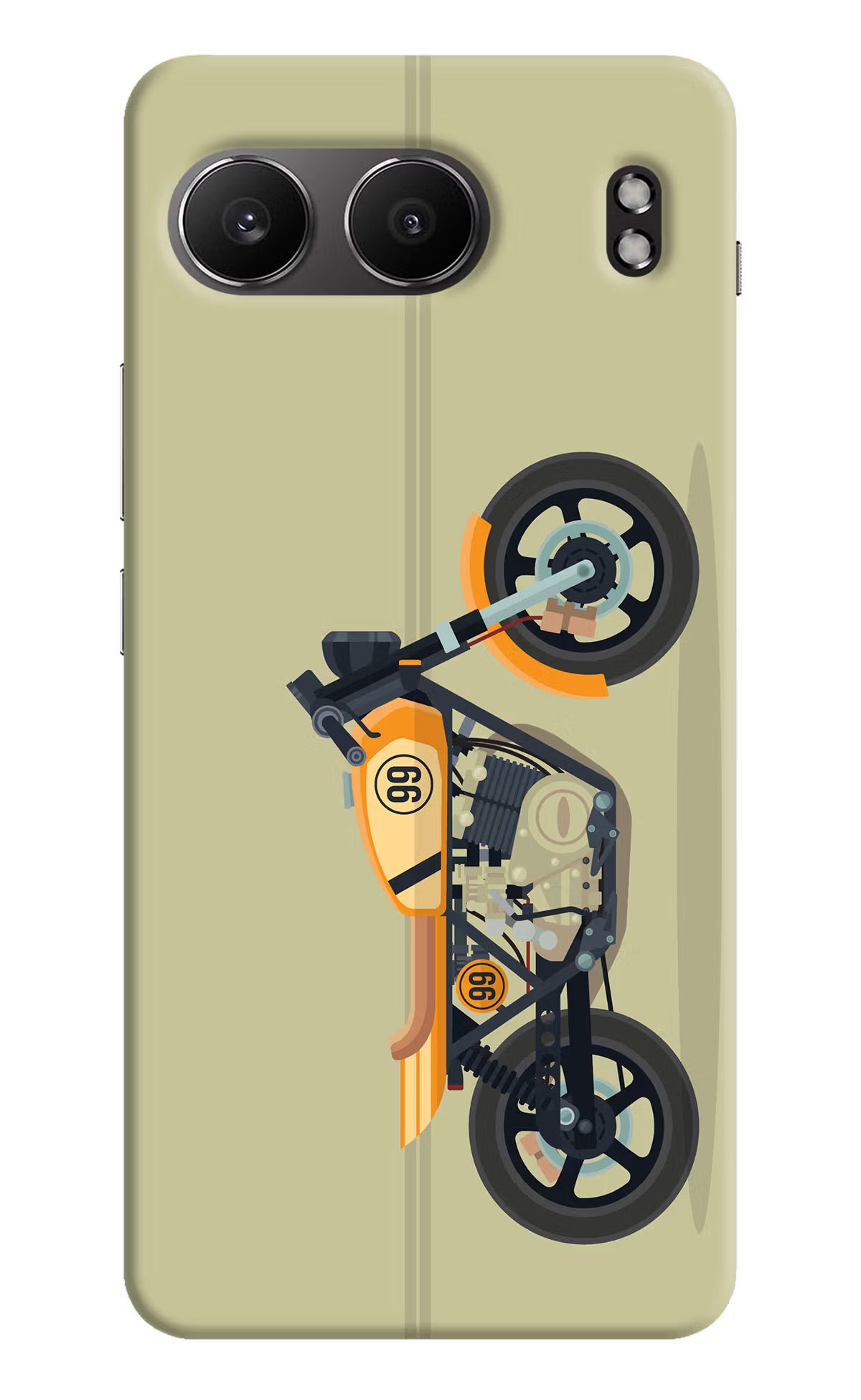 Vertical Speedster OnePlus Nord 4 Hard Case Back Cover by Casekaro