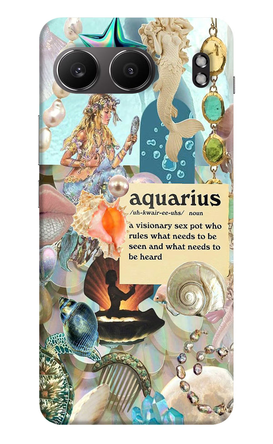 Aquarius Zodiac OnePlus Nord 4 Back Cover, Hard case