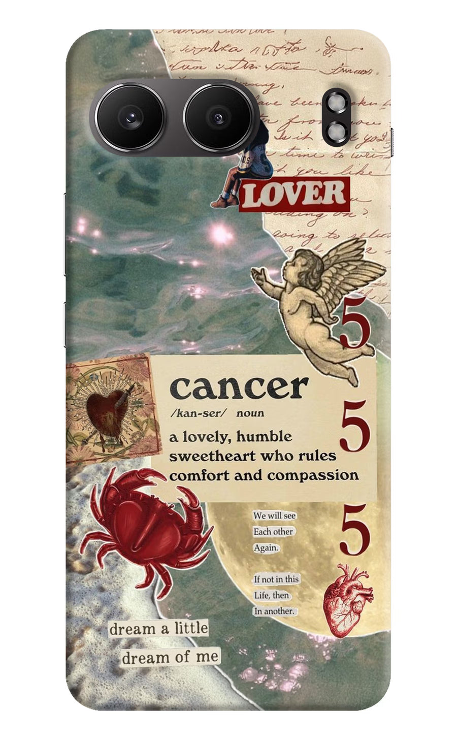 Cancer Zodiac OnePlus Nord 4 Back Cover, Hard case
