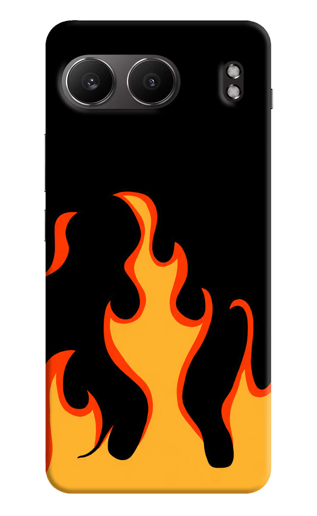 Fired Up – Black OnePlus Nord 4 Hard Case Back Cover by Casekaro