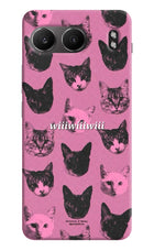 Pink Cats OnePlus Nord 4 Hard Case Back Cover by Casekaro