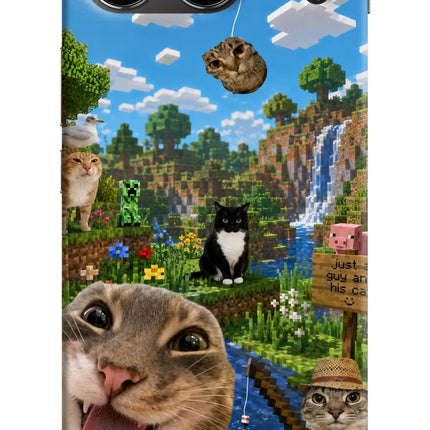 Minecraft Cat Chaos OnePlus Nord 4 Hard Case Back Cover by Casekaro