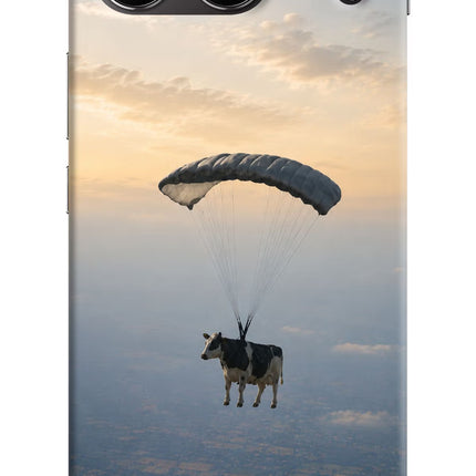 Skydiving Cow OnePlus Nord 4 Hard Case Back Cover by Casekaro