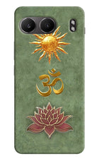 Om & Lotus OnePlus Nord 4 Hard Case Back Cover by Casekaro