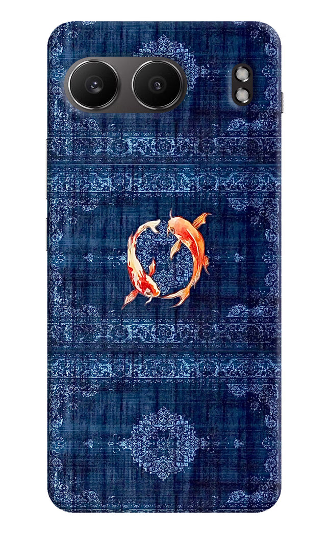 Koi Blue OnePlus Nord 4 Hard Case Back Cover by Casekaro